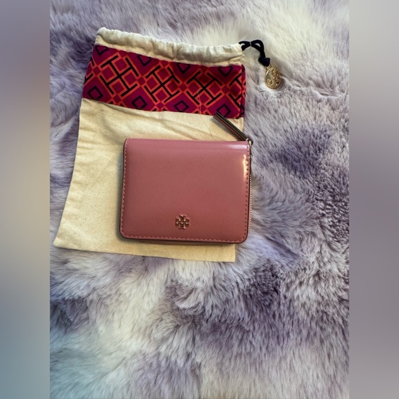 Tory Burch Handbags - Tory Burch Blush Patent Leather Wallet with Dust Bag NWOT